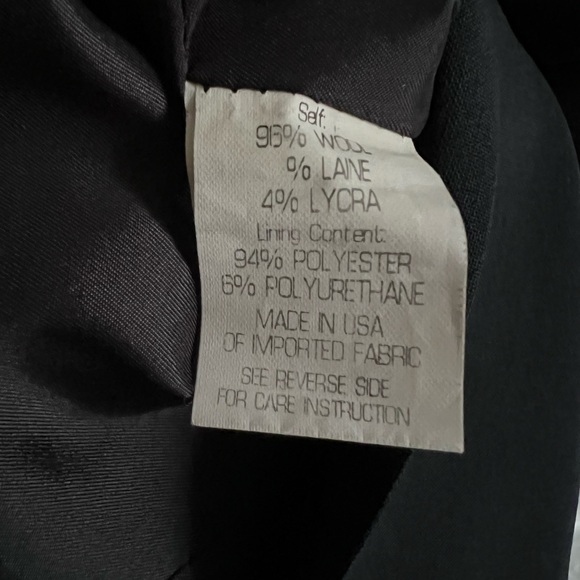 Theory Dark Navy Blue Wool Blend Pencil Skirt Women’s Size 2 *flawed - Picture 8 of 10